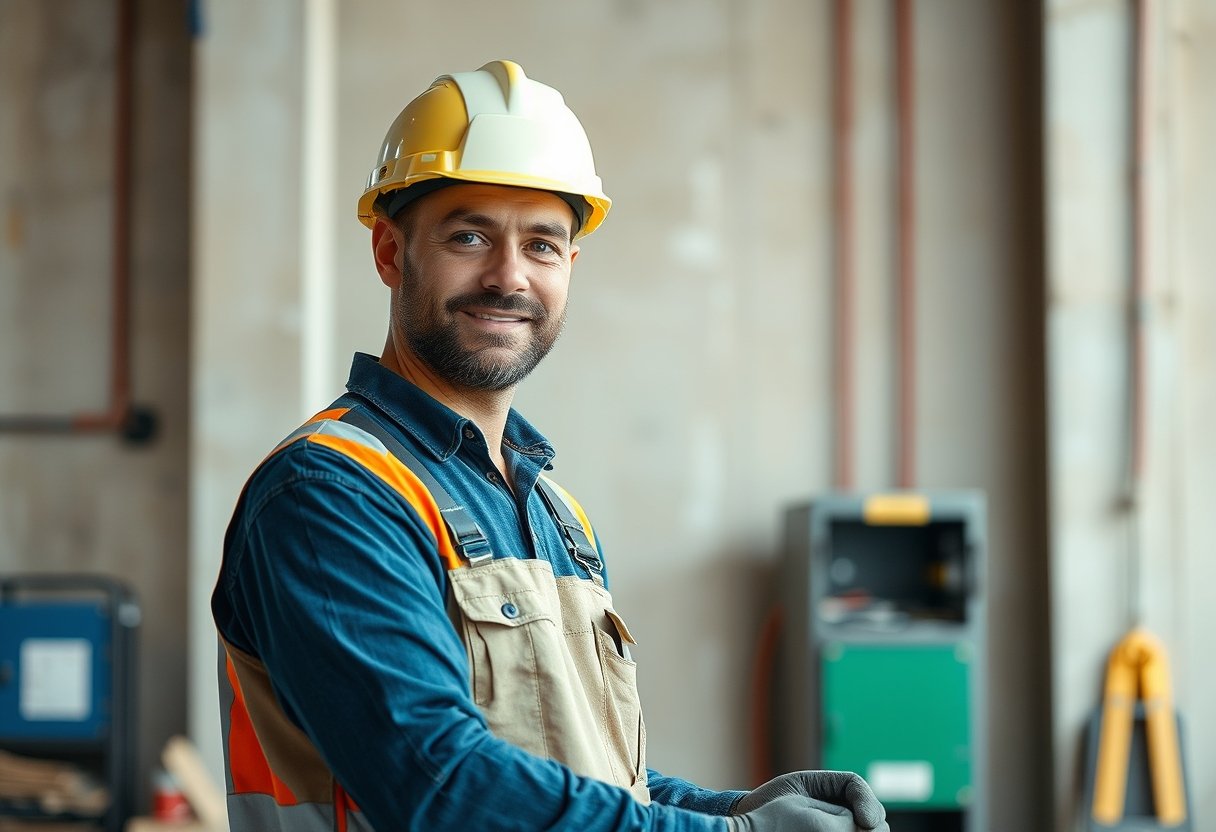 Imagen de un profesional de Técnico Laboral en Mantenimiento Industrial realizando actividades propias de los estudios realizados