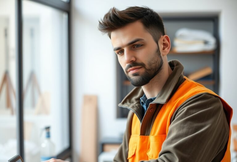 Imagen de un profesional de Técnico Laboral en Servicios Domésticos realizando actividades propias de los estudios realizados